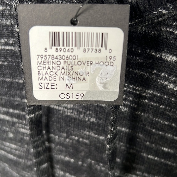 *BRAND NEW* 100% Merino Wool Club Monaco Hoodie - Picture 4 of 5